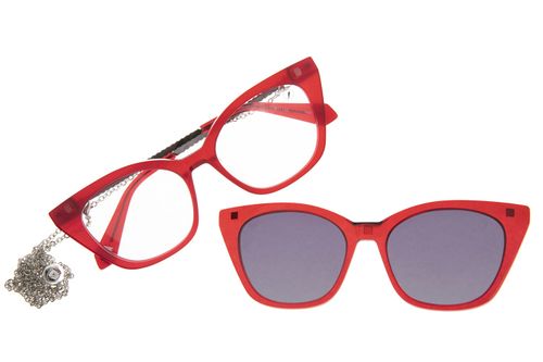 Armação Para Óculos de Grau Feminino NBA Miami Heat Sicurezza Multi Polarizado Vinho