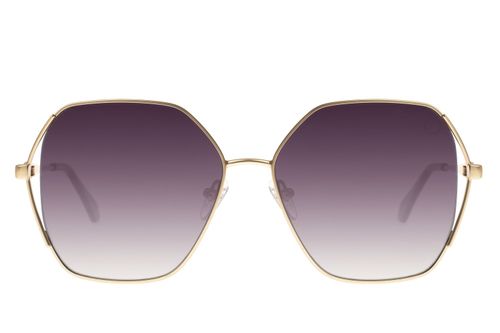 Óculos de Sol Feminino Poker Copag Banhado a Ouro 18K Dourado