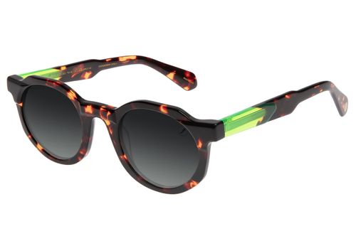 Óculos de Sol Unissex Chilli Beans Premium Redondo Marrom