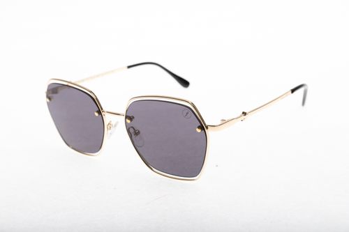 Óculos de Sol Feminino Teen Trolls Quadrado Dourado