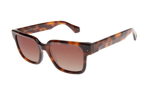Óculos de Sol Masculino Acetato Italiano Bossa Nova Polarizado Degradê Marrom