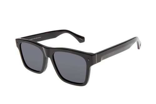 Óculos de Sol Masculino Acetato Italiano Polarizado Preto