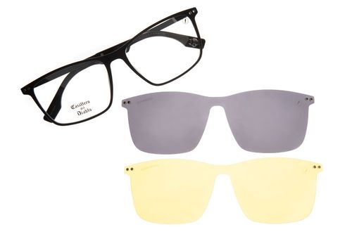 Armação Para Óculos De Grau Masculino Casillero Del Diablo Multi  Polarizado Preto