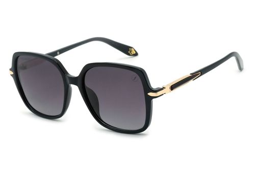 Óculos De Sol Feminino  Casillero Del Diablo Quadrado Polarizado Preto