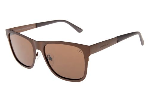 Óculos de Sol Masculino Chilli Beans Quadrado Metal Slim Marrom
