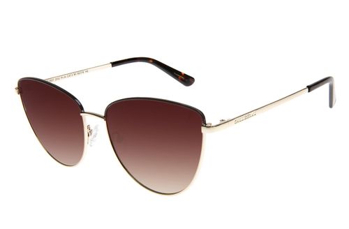 Óculos de Sol de Feminino Chilli Beans Gatinho Metal Casual Marrom