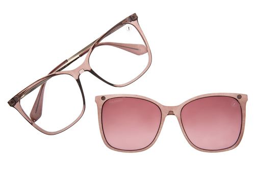 Armação Para Óculos de Grau Feminino Chilli Beans Multi Polarizado Rosa