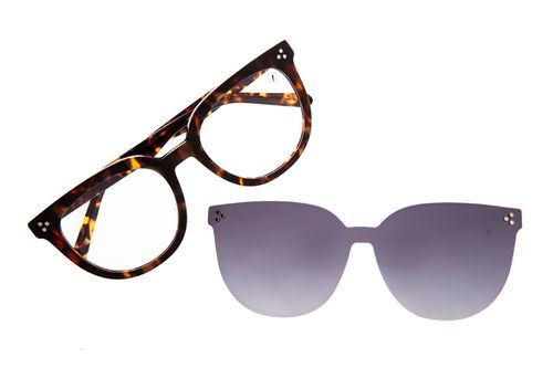 Armação Para Óculos de Grau Feminino Chilli Beans Multi Polarizado Degradê Tartaruga