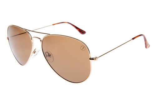 Óculos de Sol Masculino Chilli Beans Clássicos Aviador Polarizado Dourado