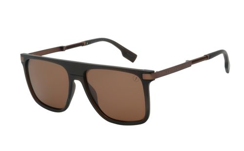 Óculos de Sol Masculino Camaro e Corvette Quadrado Polarizado Marrom