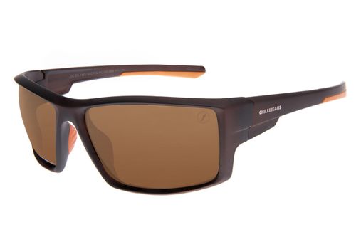 Óculos de Sol Masculino Chilli Beans Esportivo Performance Marrom
