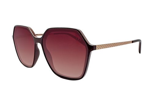 Óculos de Sol Feminino Chilli Beans Redondo Degradê Bege
