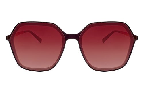 Óculos de Sol Feminino Chilli Beans Redondo Degradê Bege