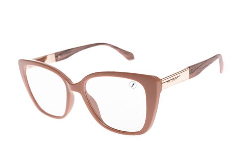 Armação Para Óculos de Grau  Feminino Chilli Beans  Multi Bege Polarizado