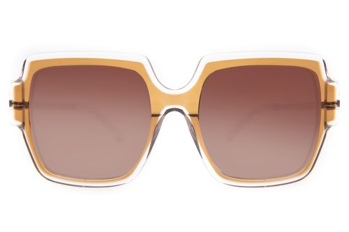 Óculos de Sol Feminino Chilli Beans Quadrado Polarizado Transparente