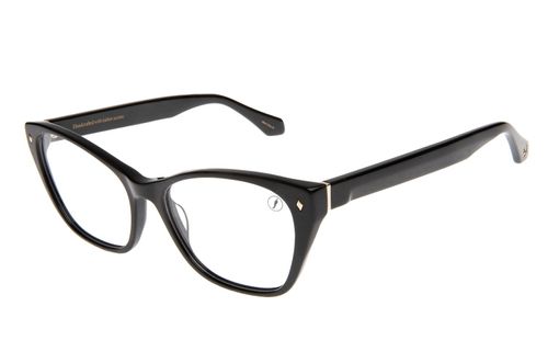 Armação Para Óculos de Grau Feminino Acetato Italiano Preto
