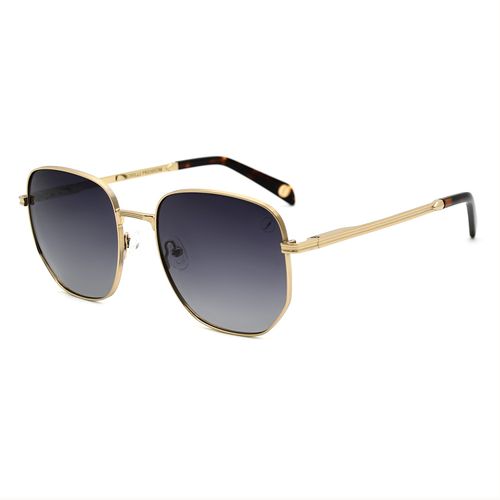 Óculos De Sol Feminino Titanium Polarizado Dourado