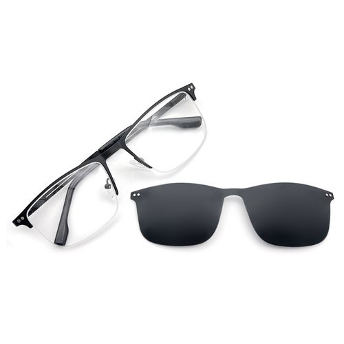 Armação Para Óculos de Grau Masculino Chilli Beans Multi Quadrado Polarizado Preto