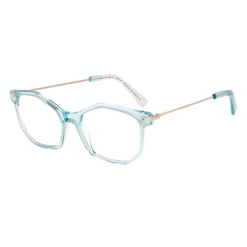 Armação Para Óculos de Grau Feminino Pantone Facetado Branco