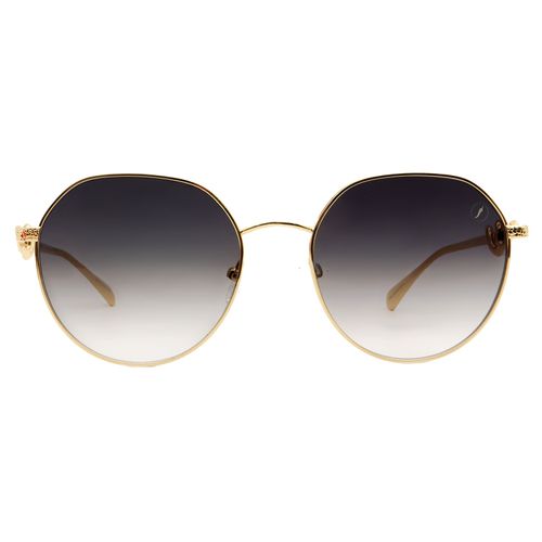 Óculos de Sol Feminino Risqué Redondo Dourado