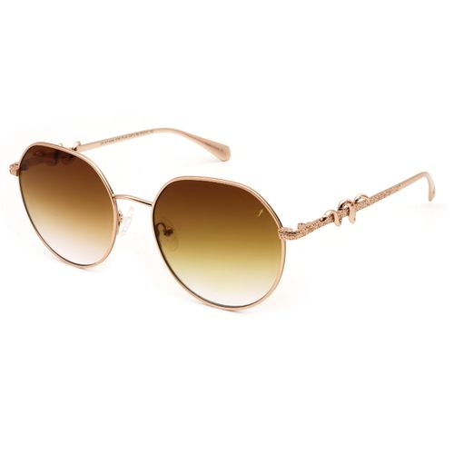 Óculos de Sol Feminino Risqué Redondo Degradê Marrom