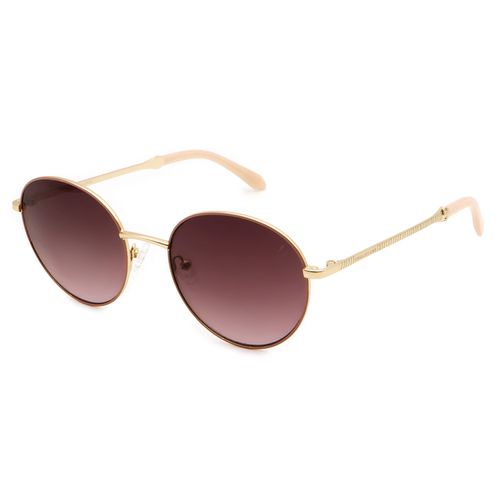 Óculos de Sol Feminino Risqué Coruja Redondo Dourado