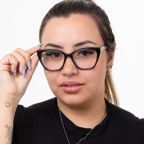 Armação Para Óculos de Grau Feminino Marília Mendonça Cat Preto