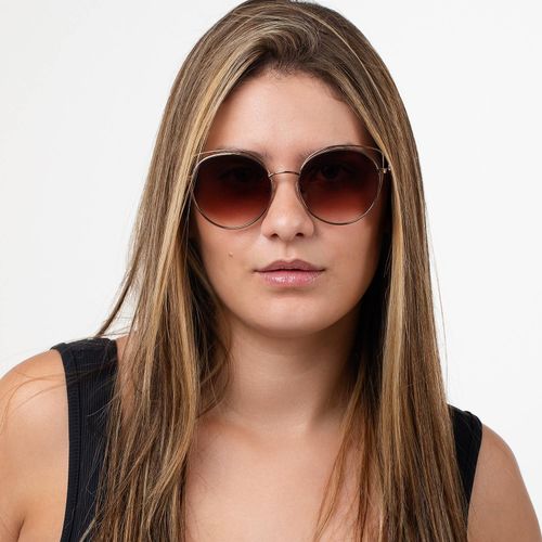 Óculos de Sol Feminino Marília Mendonça Redondo Rosé