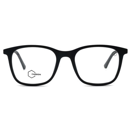 Armação Para Óculos de Grau Masculino Fibra de Carbono Quadrado Fosco